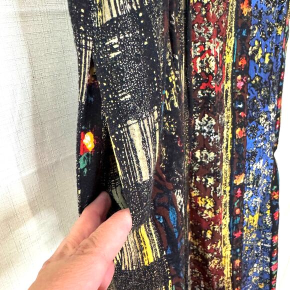 Vintage JAMS WORLD Midi Dress Size S Desert Flower Print Sleeveless Casual Boho - Picture 3 of 10